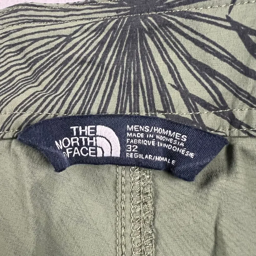 The North Face Men's Temescal Board Shorts Green Swimsuit swim Trunks Sz 32